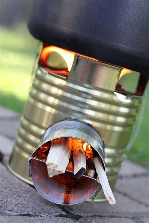 Best DIY Portable Tin Can Rocket Stove Ideas - The Owner-Builder Network