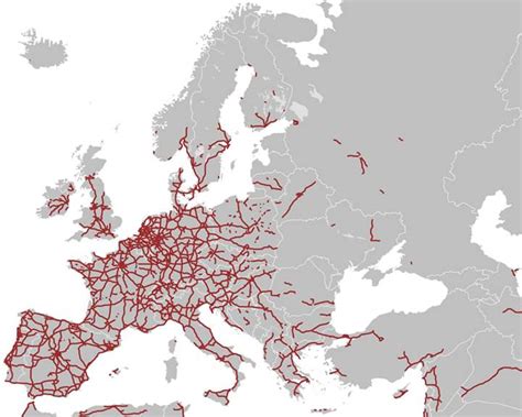 Map of highways in Europe [720x577] : r/MapPorn