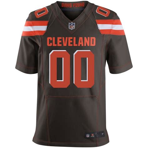 Men's Cleveland Browns Nike Brown Elite Custom Jersey - NFLShop.com