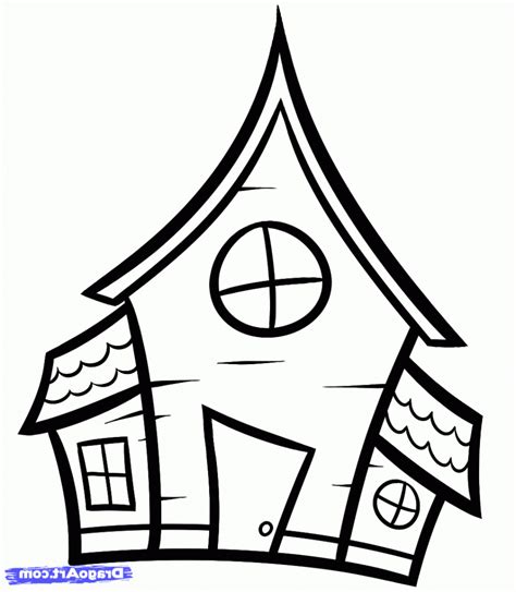 Simple House Drawing - Drawing Art Gallery - ClipArt Best - ClipArt Best