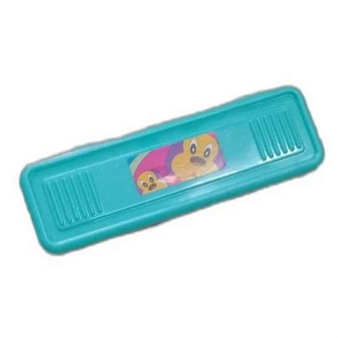 Blue Plastic Pencil Box, For Schools at Rs 50/piece in Mumbai | ID: 2849523126255