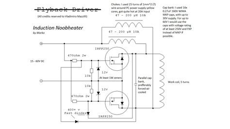 Simple Induction Heater Circuit Diagram