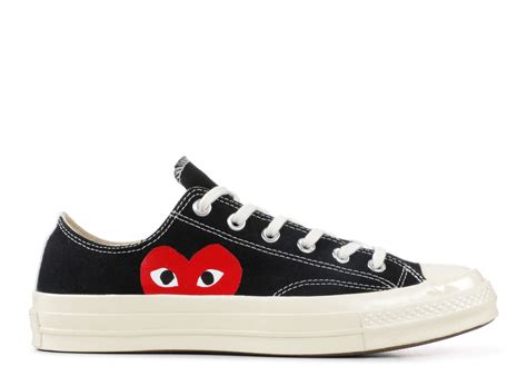 Comme Des Garçons Play X Chuck 70 Low 'Black' 2015 - Converse - 150206C ...