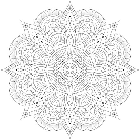 Mandala Coloring Page For Adults & Kids Is Homemade - Coloring Home