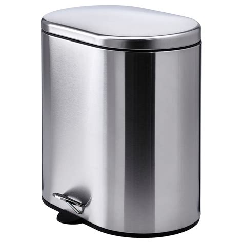 STABBEN step trash can, stainless steel, 20 l (5 gallon) - IKEA