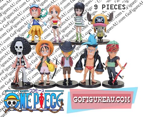 One Piece Characters / 9 pc set. – GoFigureAU