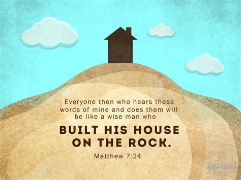 Verse of the Day - Matthew 7:24 KJV - Highland Park Baptist Church - Lenoir City, Tennessee