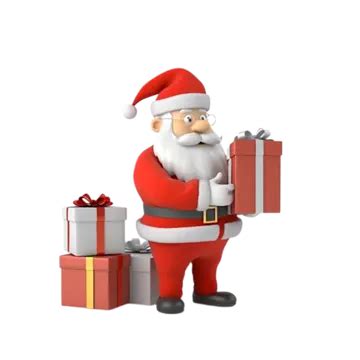 Santa Gift Box Christmas, Santa Claus, Portrait, Gift Box PNG ...