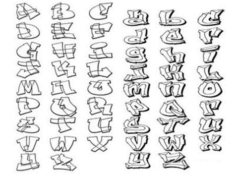 Graffiti Letters Az Drawing at GetDrawings | Free download