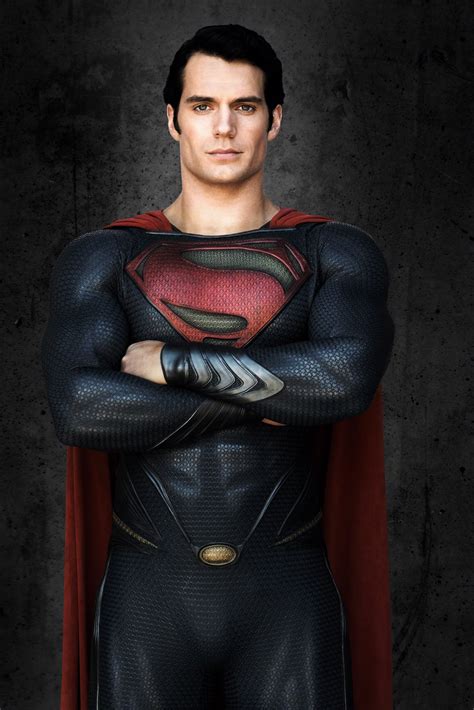 Henry Cavill Man Of Steel Poster