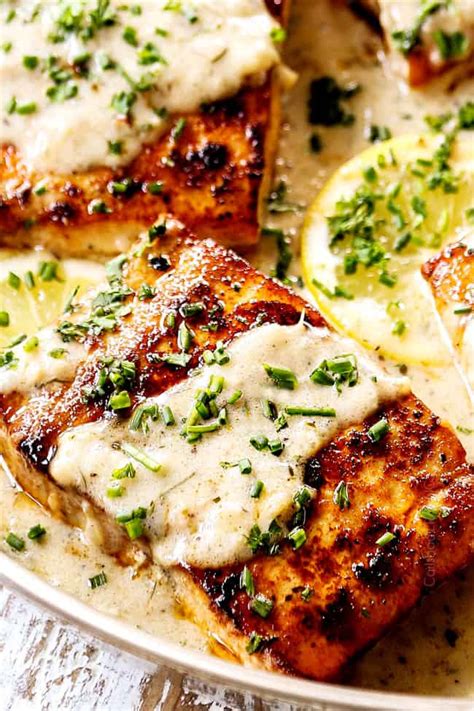 Mahi Mahi in Lemon Garlic Cream Sauce (easy, 30 MINUTE MEAL!)