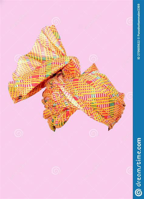 Rajasthani Men S Colorful Turban Design Stock Photo - Image of orange ...