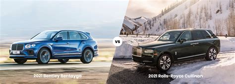 2021 Bentley Bentayga vs. 2021 Rolls-Royce Comparison | Bentley Pasadena