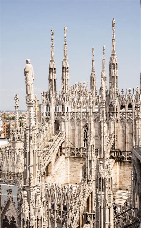 Milan Cathedral (Duomo Di Milano), Italy, Cultural Heritage Stock Photo ...