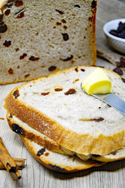 Cinnamon Raisin Bread Machine Recipe - Culinary Shades