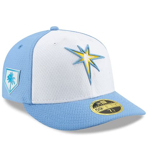 Men's Tampa Bay Rays New Era White/Light Blue 2019 Spring Training Low ...