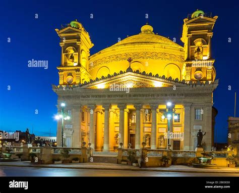 Rotunda of Mosta or the Mosta Dome, Mosta, Malta Stock Photo - Alamy