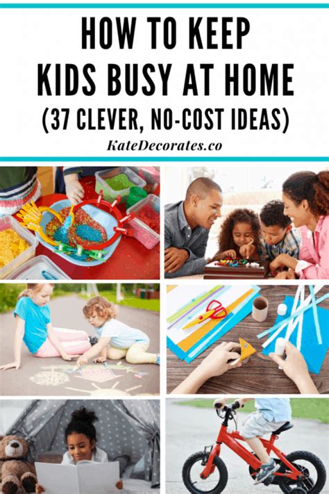 37 FREE Activities to Keep Kids Busy at Home | Kate Decorates