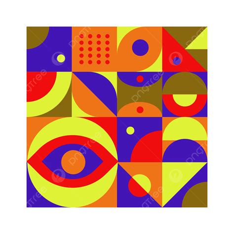 Colorful Abstract Geometric Vector Design Images, Geometric Abstract Color Vector Decorative ...