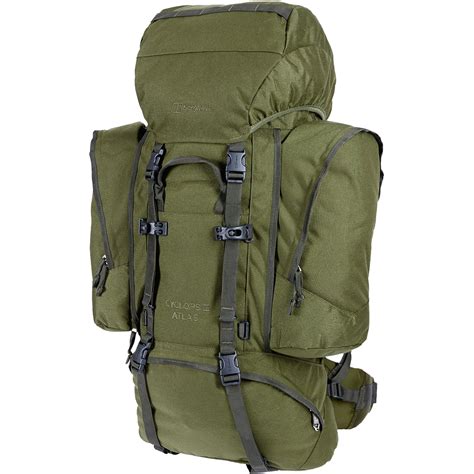 Military backpack PNG image