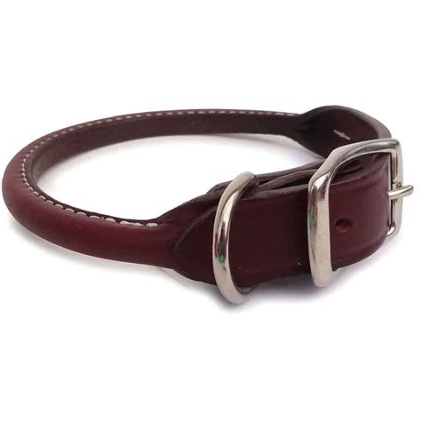 Brown Rolled Leather Dog Collar – BigDog Boutique