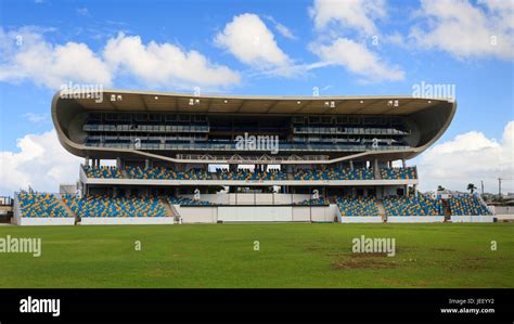 Kensington Oval Cricket Ground in Bridgetown, Barbados. The venue hosted the 2007 World Cup ...