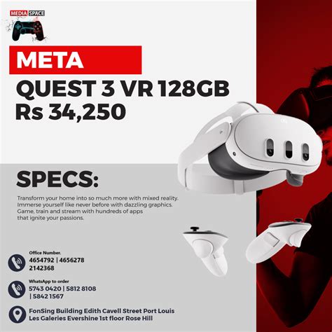 Meta Quest 3 VR - 128GB - MediaSpace