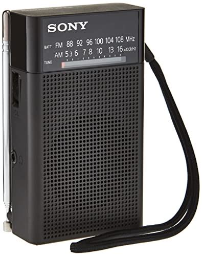 Sony ICFP26 Portable AM/FM Radio (Black) » Globy Tech