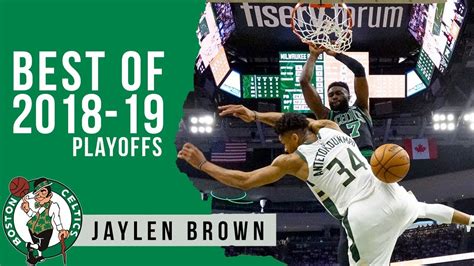 Jaylen Brown 2019 NBA Playoffs Highlights - YouTube