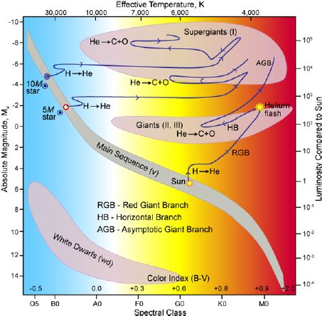 Astrophysicists categorize star types and stellar evolution scenarios ...