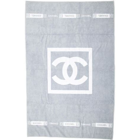 Pre-owned Chanel Beach Towel | Chanel beach, Beach towel, Chanel