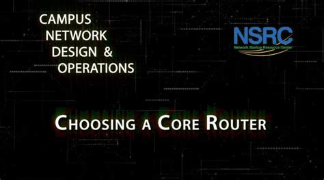 Choosing A Core Router