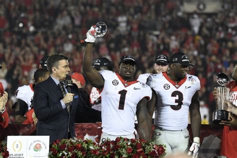 In photos: Highlights from Rose Bowl as Georgia beats Oklahoma in ...