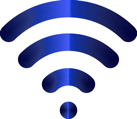 Clipart - Wireless Signal Icon Enhanced 6