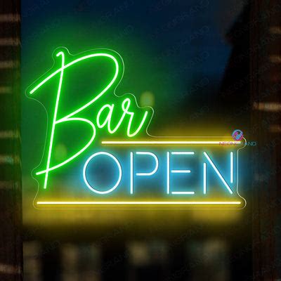 Bar Open Neon Sign Led Light Neon Signs For A Bar - NeonGrand