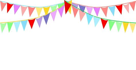 Bunting Hanging Rainbow color Flags Triangles Banner Background. LGBT garland. Pennants chain ...