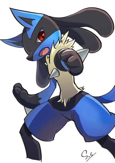 Lucario by ShadeShark on DeviantArt