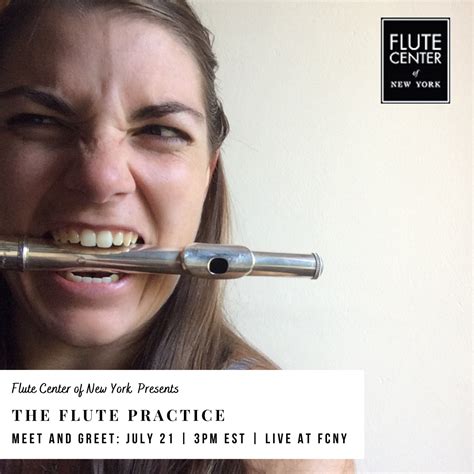 The Flute Practice Meet and Greet: July 21 – Flute Center