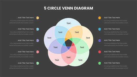 5 Circle Venn Diagram PowerPoint Template - SlideBazaar