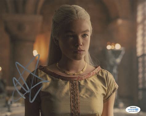 Milly Alcock House of the Dragon Game of Thrones Signed Autograph 8x10 ...