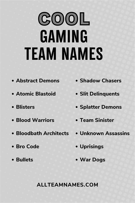 353 Cool Gaming Names For Team And Solo Players