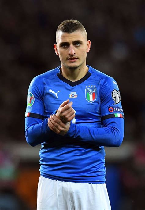 PARMA, ITALY - MARCH 26: Marco Verratti of Italy reacts during the 2020 ...