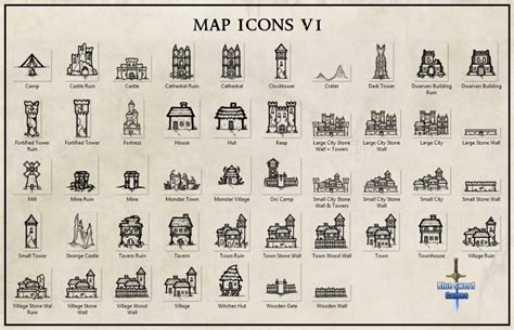 Map Icons V1: Wonderdraft