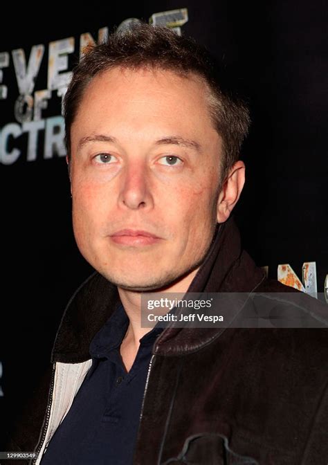 Tesla Motors CEO Elon Musk arrives at "Revenge Of The Electric Car"... News Photo - Getty Images