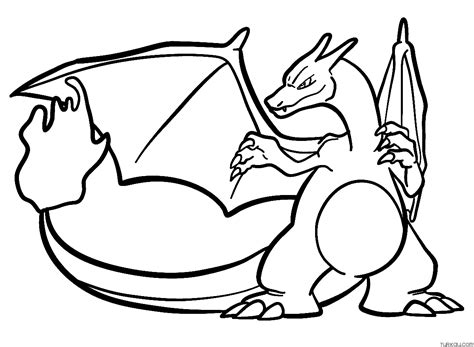 Coloring Pages Pokemon Charizard