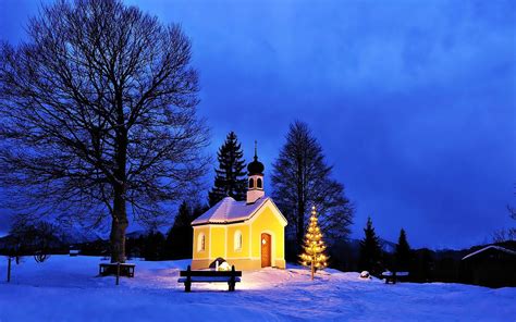 Christmas Church Wallpapers - Top Free Christmas Church Backgrounds ...