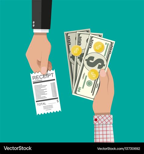 Cash payments concept Royalty Free Vector Image