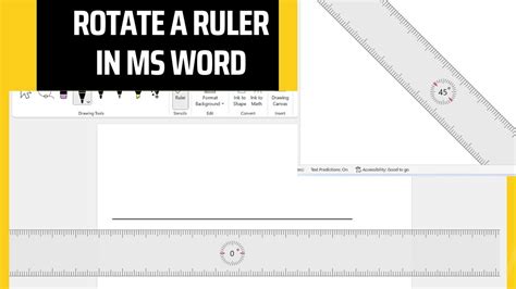 Open Ruler Microsoft Word