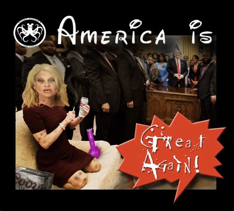 KellyAnne Conway on the couch. (Meme)