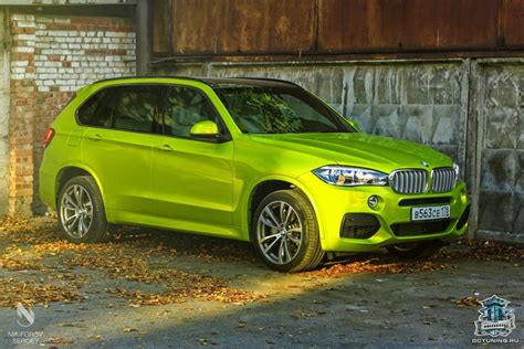 New BMW X5 Gets Electric Lime Green Wrap